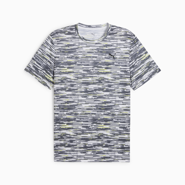TAD ESSENTIALS AOP Tee Men, PUMA White, large-ZAF