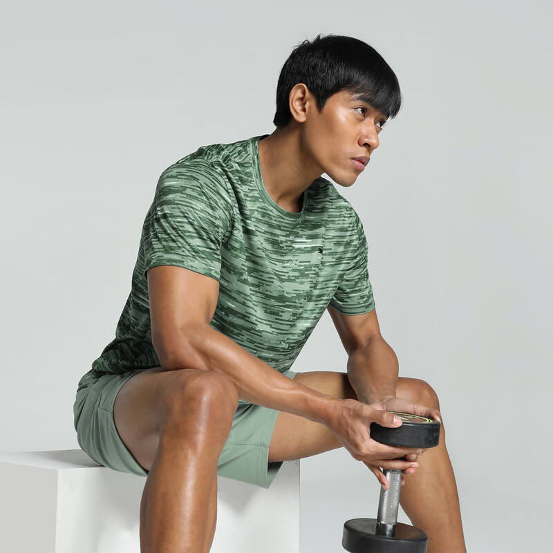 

Men's PUMA Train All Day Essentials All Over Printed Tee