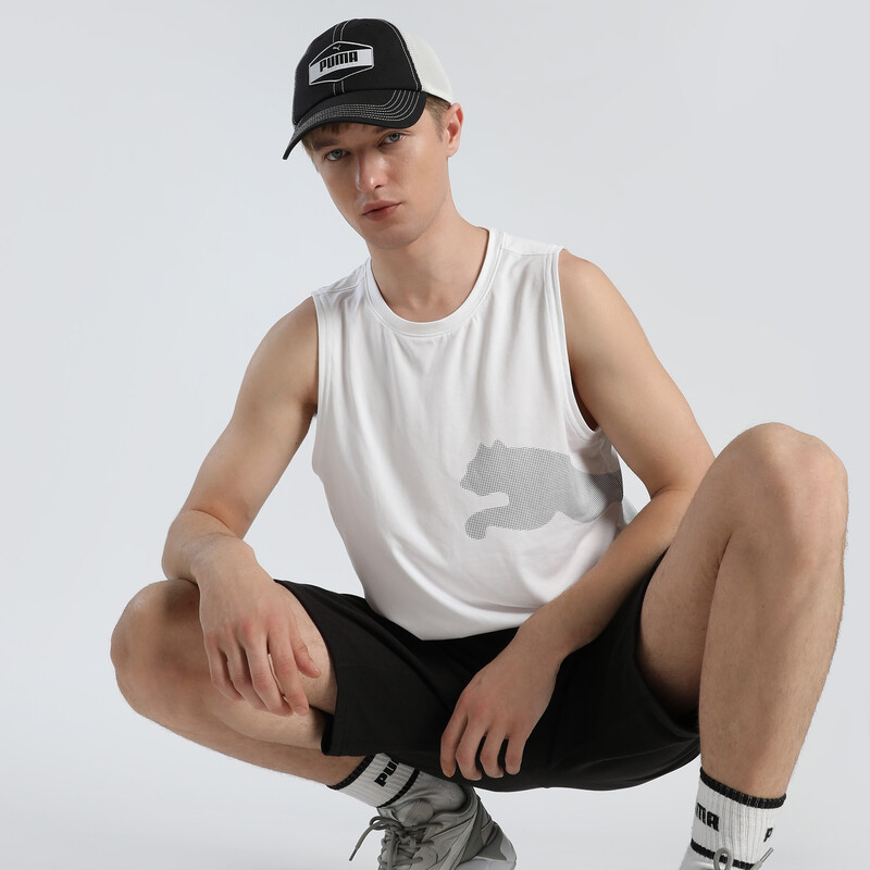 

Men's PUMA Train All Day Big Logo Training Tank