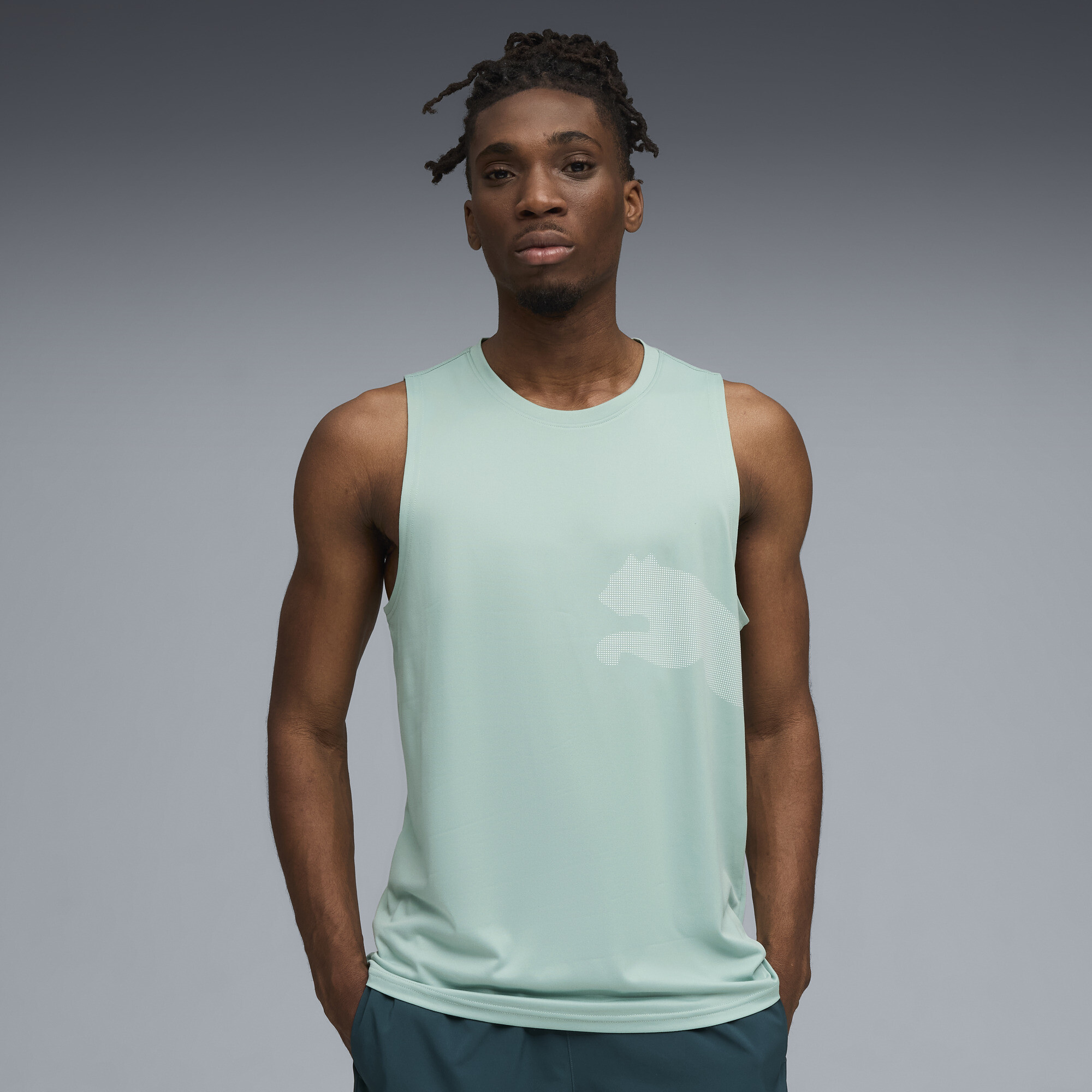 Puma Train All Day Men's Training Tank Top In Blue