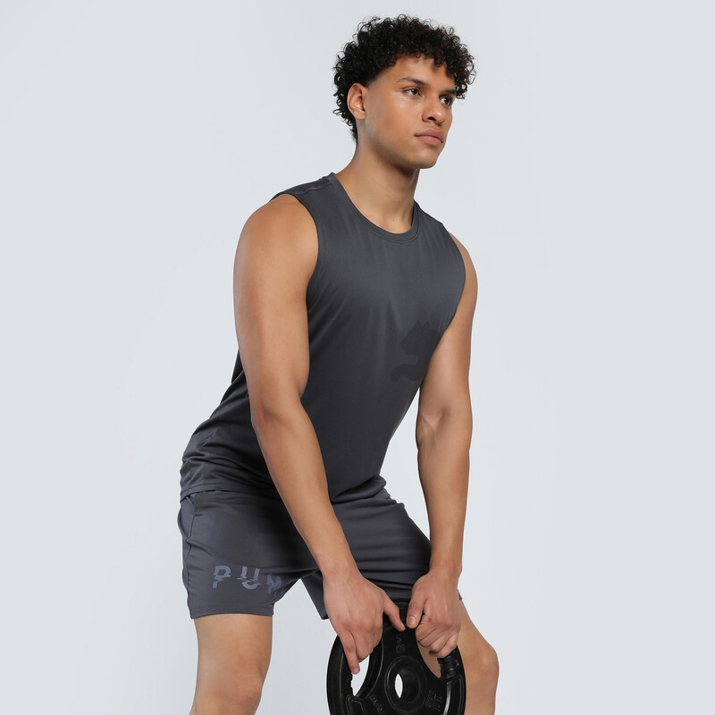 Men's PUMA Train All Day Big Logo Training Tank