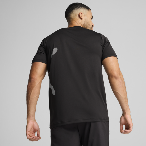Train All Day Big Logo Tee Men, PUMA Black, large-ZAF