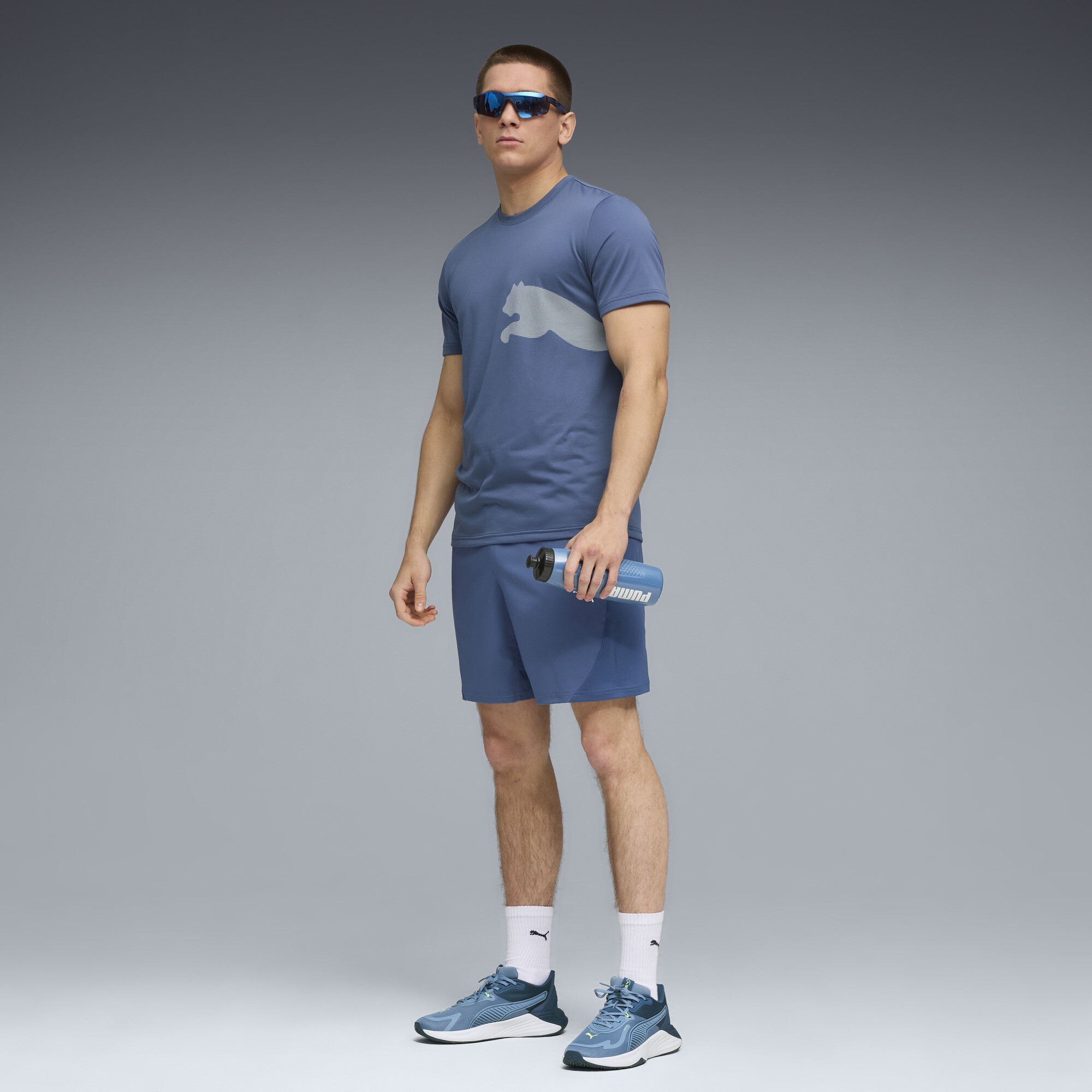 PUMA Train All Day Big Logo T-shirt voor Heren, Maat L thumbnail 4