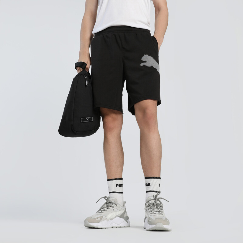 Men's PUMA Train All Day Big Logo Training 8" Knit Shorts