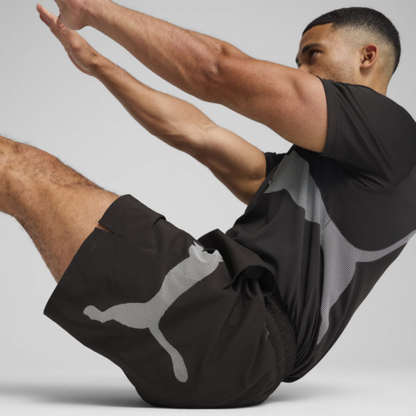 Train All Day Essentials Big Logo 7" Woven Short Men, PUMA Black, large-ZAF