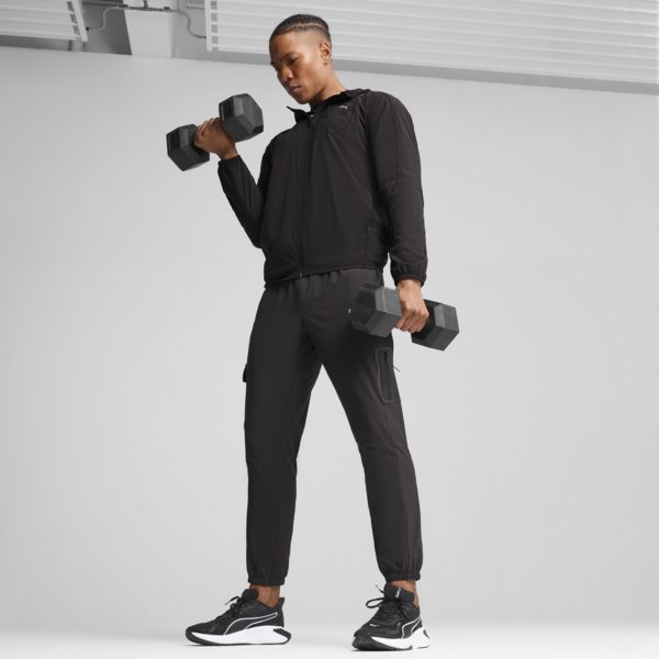 Campera para hombre Woven PUMA FLEX, PUMA Black, large-ARG