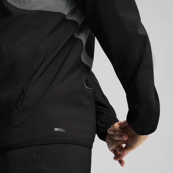 Train All Day Big Logo Woven Jacket Men, PUMA Black, large-ZAF