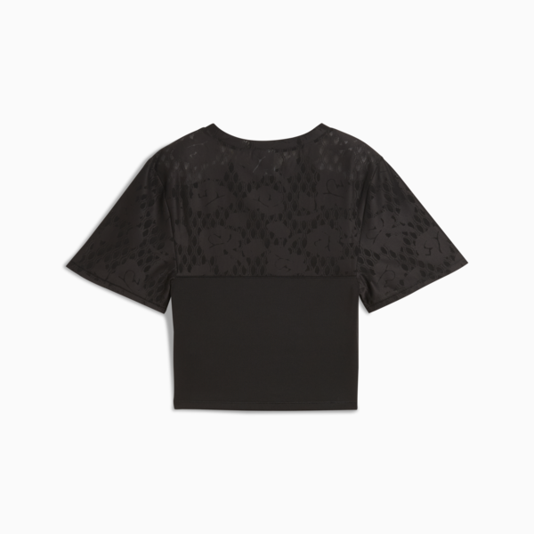 LACE Crop Top Women, PUMA Black, large-MEX