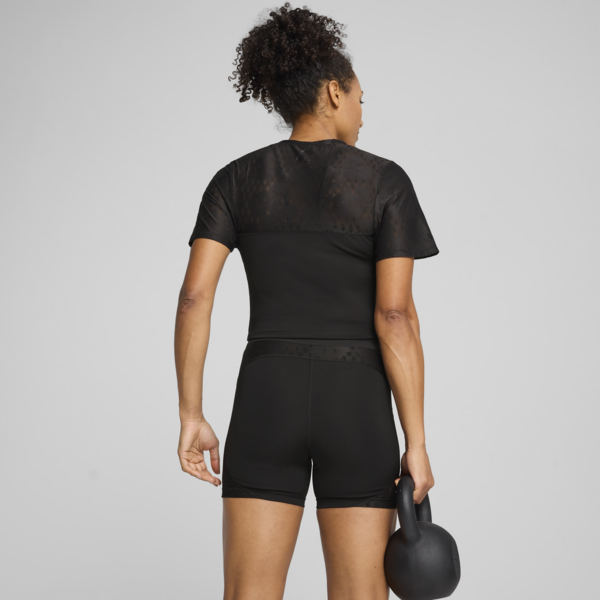 LACE Crop Top Women, PUMA Black, large-MEX