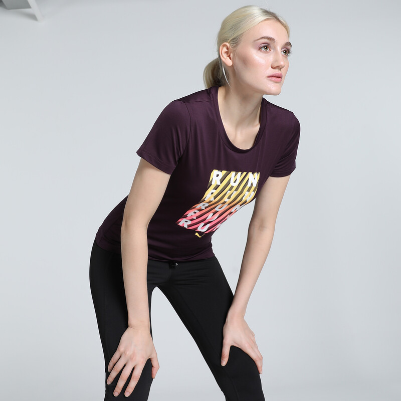 

Women's PUMA Active Graphic Slim Fit Training Tee