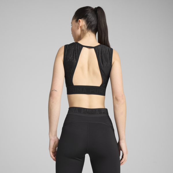 Top deportivo con encaje MOVE, PUMA Black, large-MEX