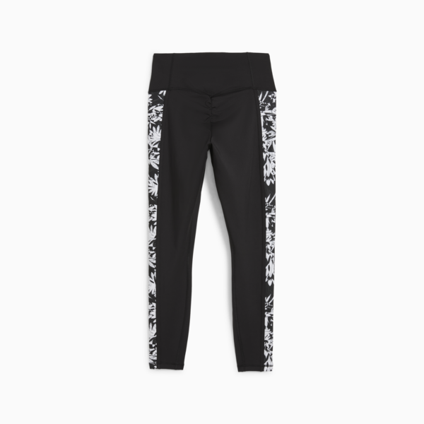Calzas 7/8 estampadas TROPICAL para mujer, PUMA Black-AW-048284-0001, large-ARG