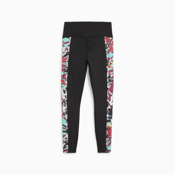TROPICAL Graphic 7/8 Tights Women, PUMA Black-AW-048280-0001, large-ZAF