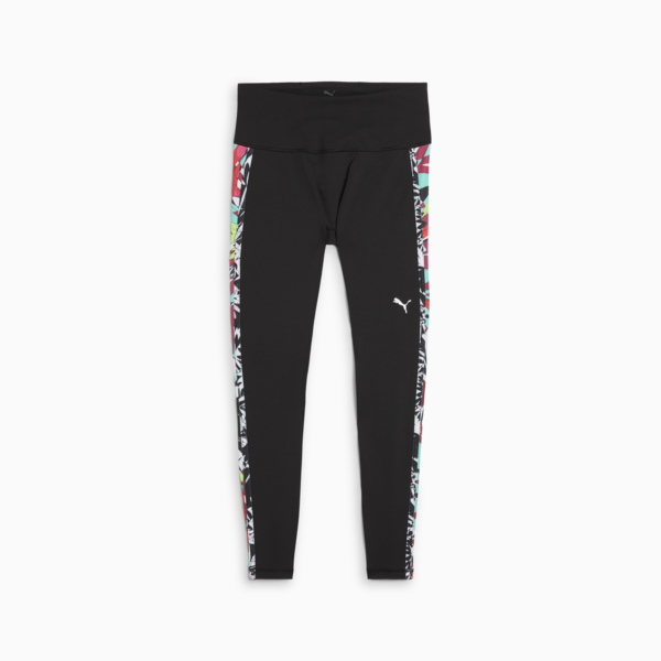 TROPICAL Graphic 7/8 Tights Women, PUMA Black-AW-048280-0001, large-ZAF