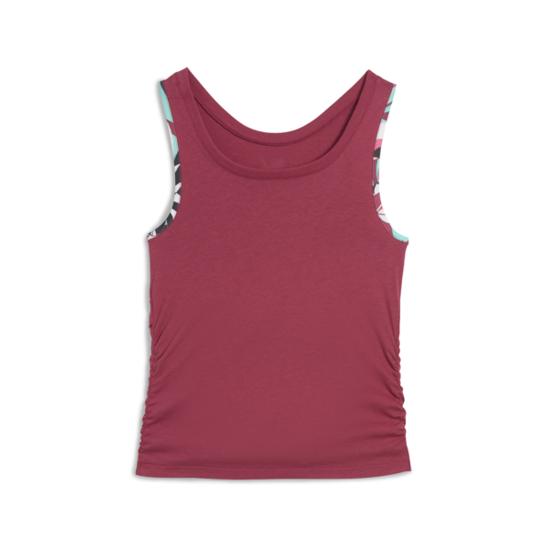 TROPICAL Graphic Crop Tank Women, Port, large-MEX