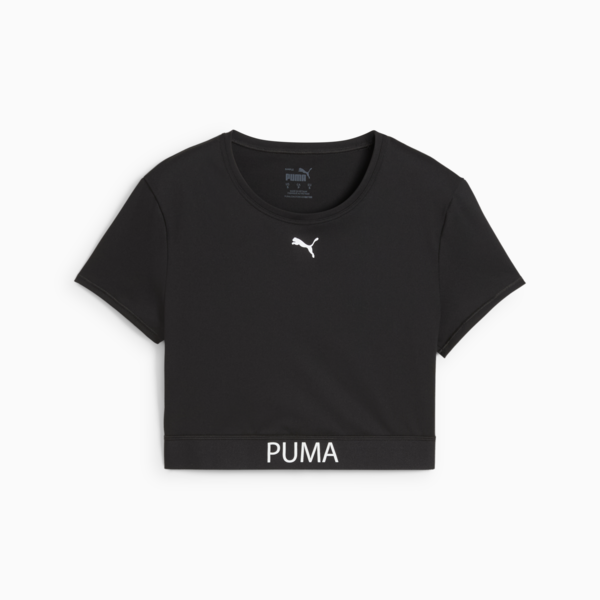 Crop top PUMA STRONG para mujer, PUMA Black, large-ARG