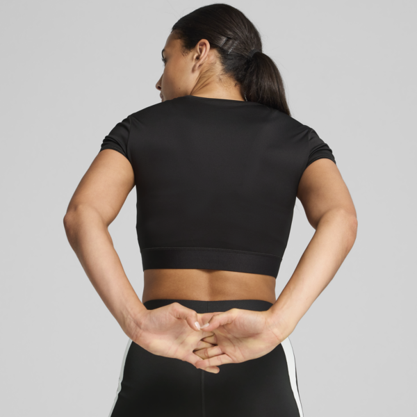 Crop top PUMA STRONG para mujer, PUMA Black, large-ARG