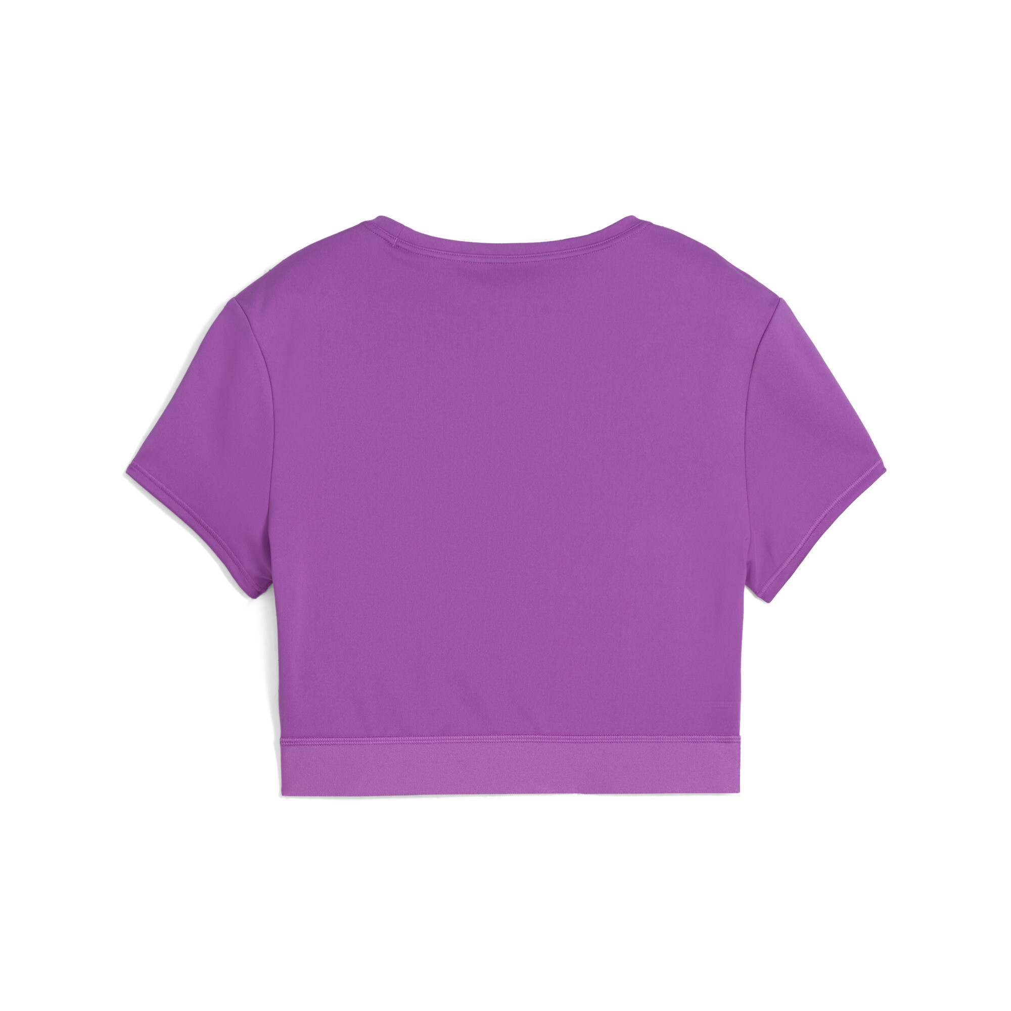 Women's Puma STRONG Crop T-Shirt, Purple, Size XL, Clothing