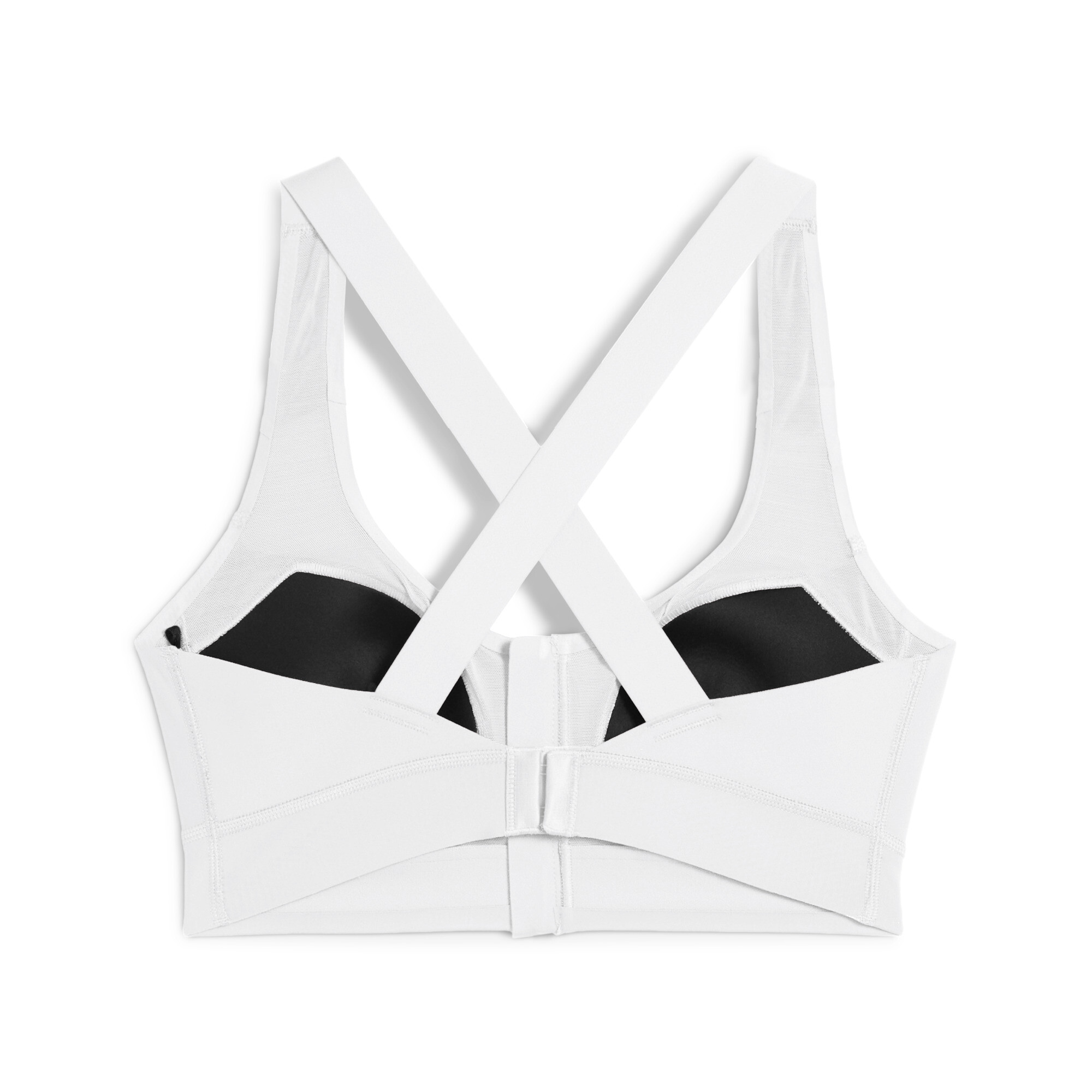 Women's Puma X PAMELA REIF Zip Bra, White, Size S, Clothing