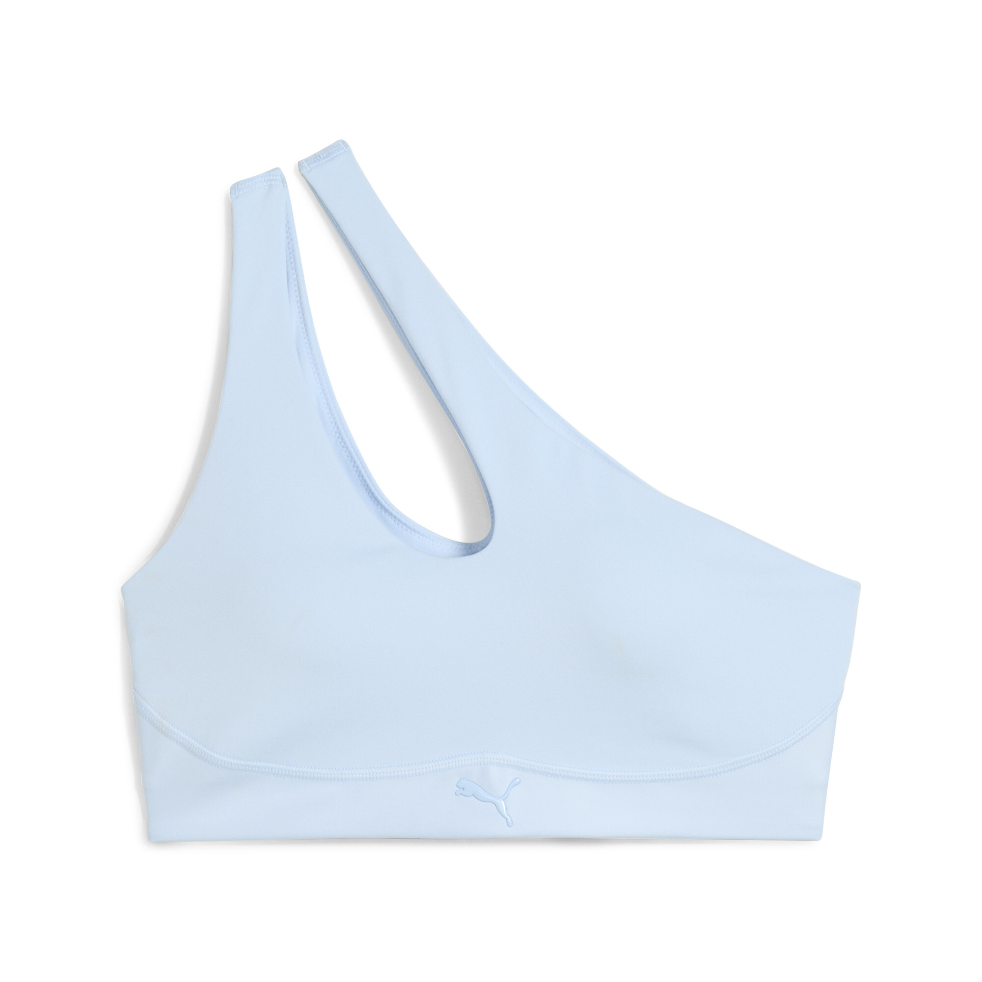 Women's Puma X PAMELA REIF Asymmetric Bra, Blue, Size XXL, Clothing