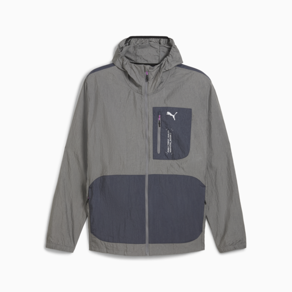 Campera SEASONS windCELL para hombre, Cast Iron, large-ARG
