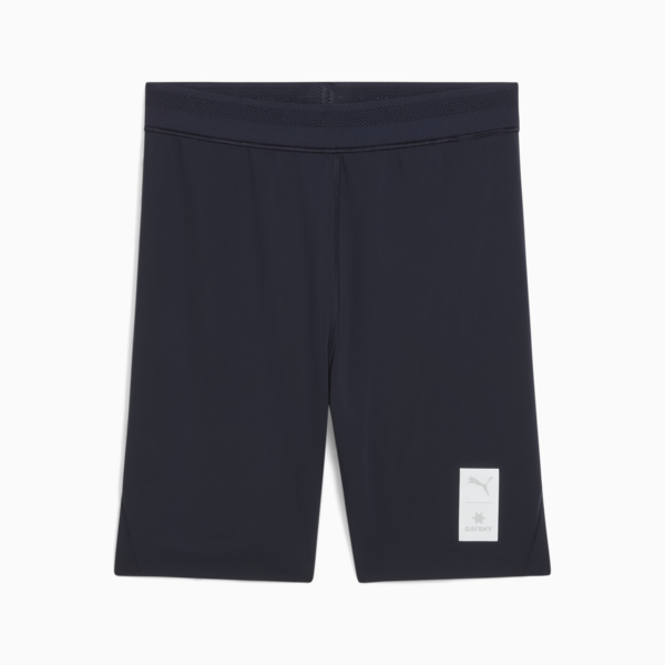 Leggings cortos PUMA x SAYSKY para mujer, New Navy, large-MEX