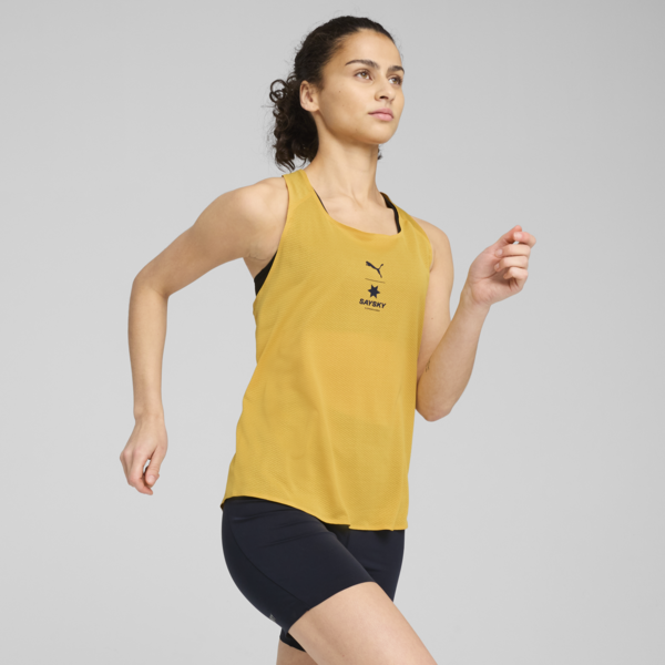 Musculosa PUMA x SAYSKY para mujer, Archive Gold, large-ARG