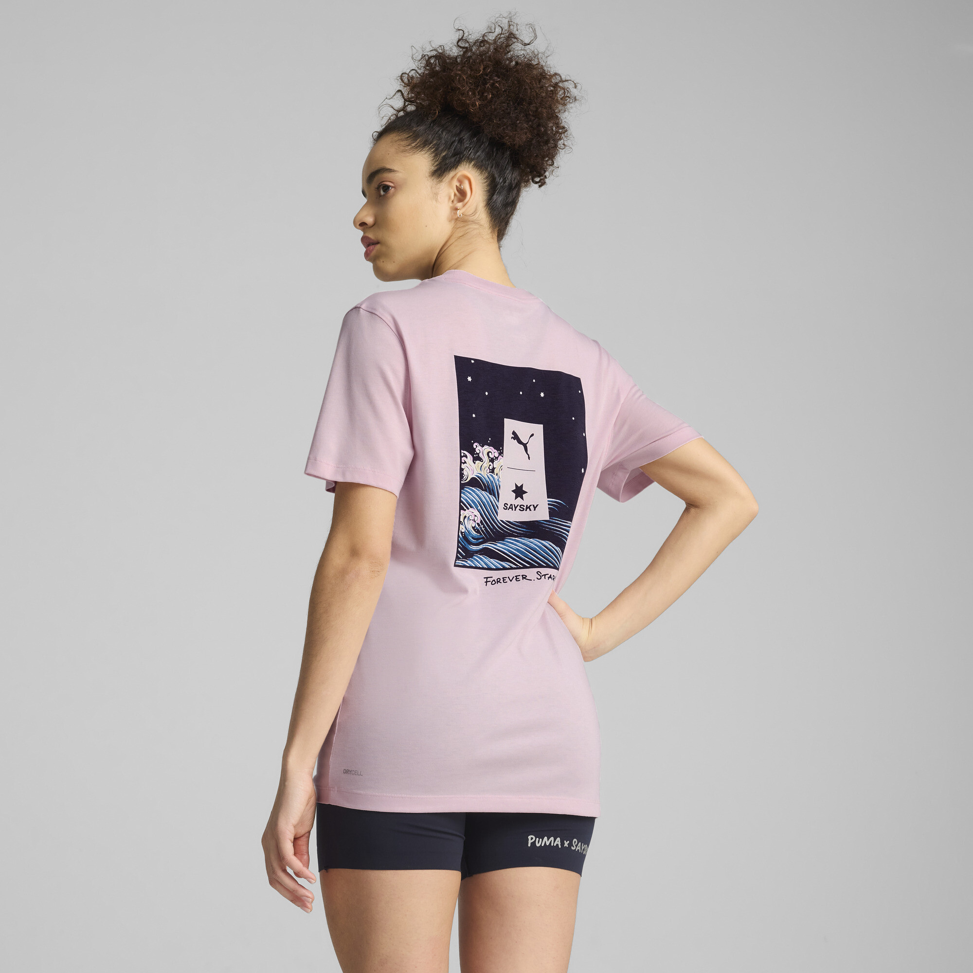 Puma x SAYSKY Lauf-T-Shirt Unisex | Rose Mauve | Größe: XS