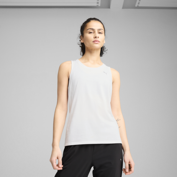 RUN VELOCITY TANK Triblend Women, PUMA White, large-MEX