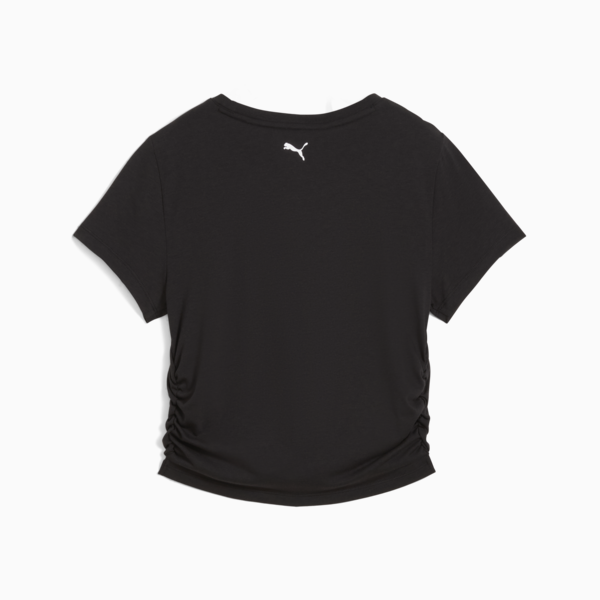 TROPICAL Graphic Fashion Crop Tee Women, PUMA Black, large-ZAF