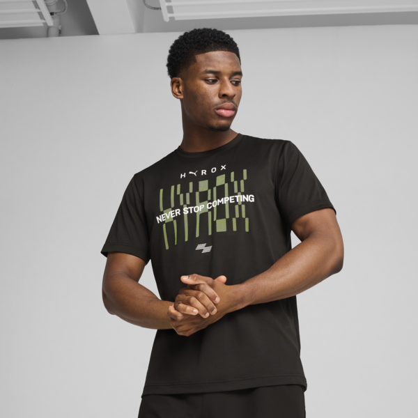 Remera PUMA x HYROX Train All Day para hombre, PUMA Black, large-ARG