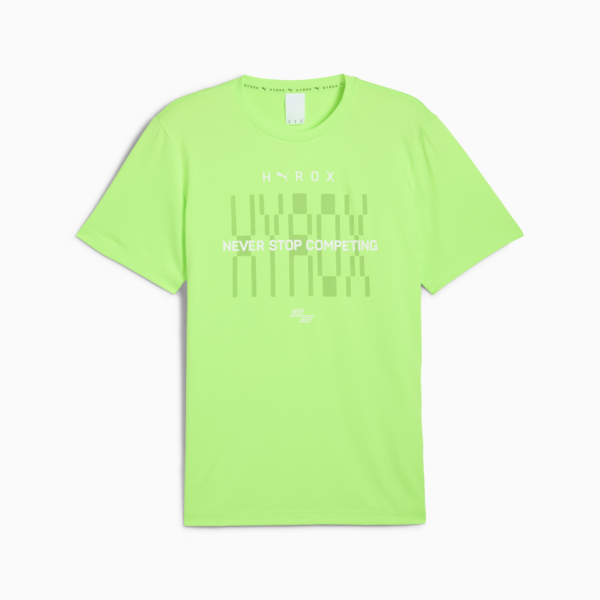Remera PUMA x HYROX Train All Day para hombre, Green Glare, large-ARG