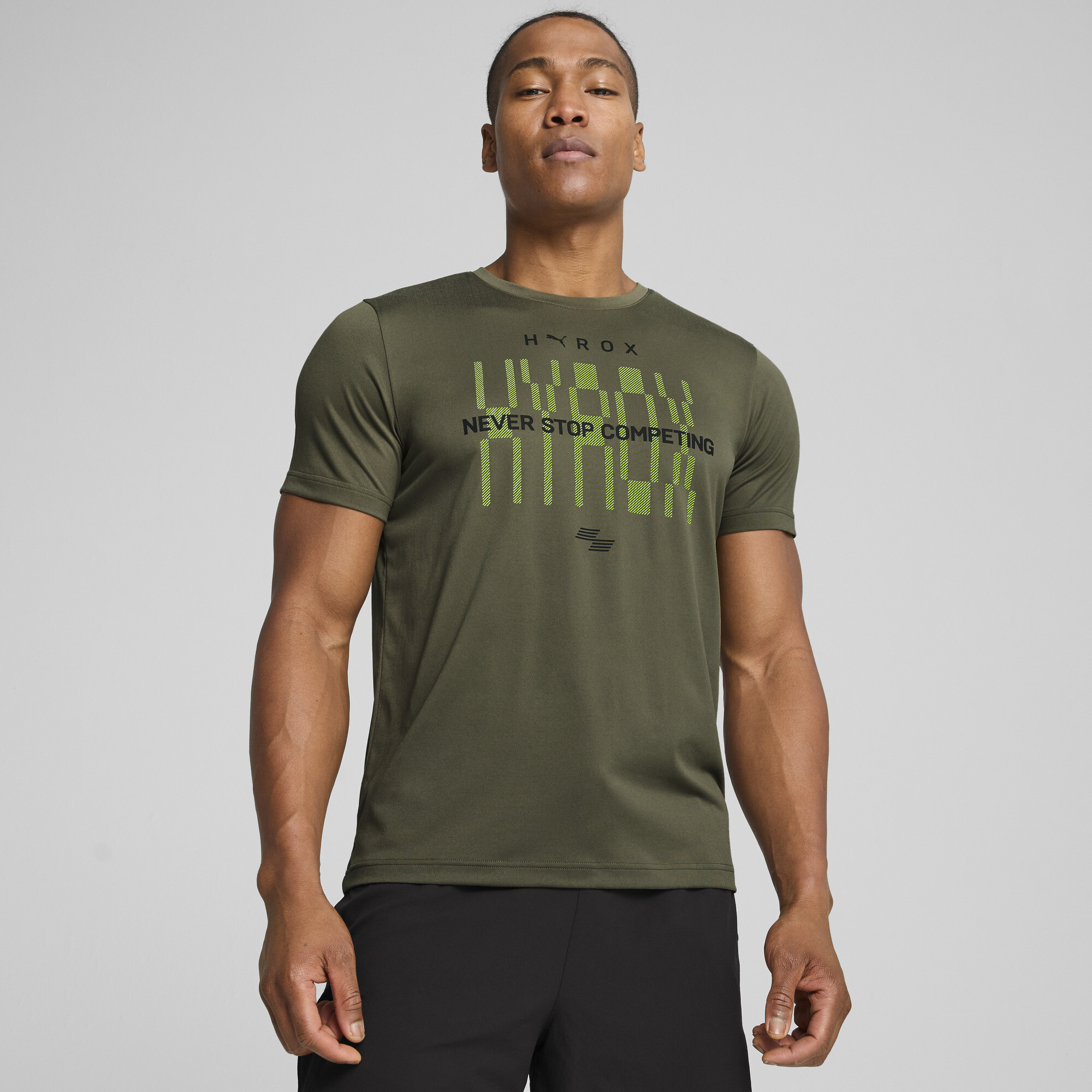 Puma x HYROX TAD T-Shirt Herren | Loden Green | Größe: L