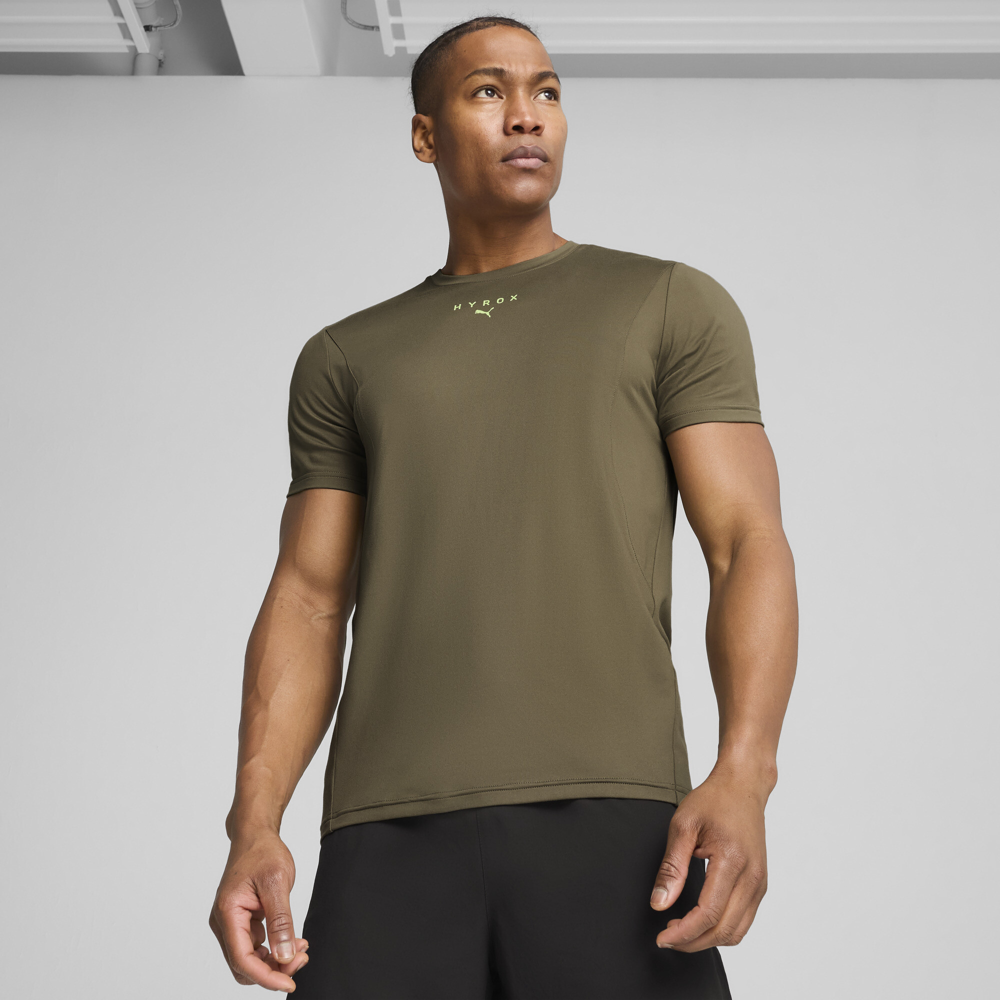 Puma x HYROX CLOUDSPUN T-Shirt Herren | Loden Green | Größe: S