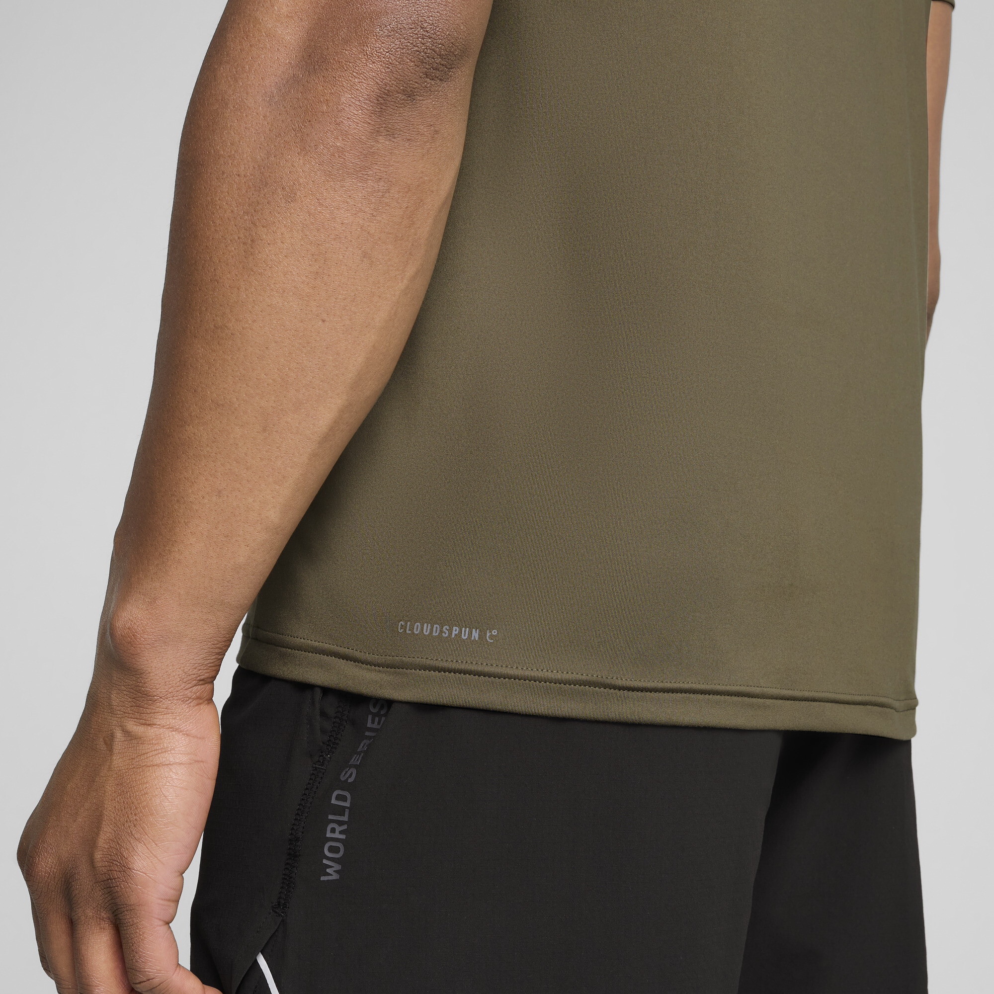 PUMA - m puma x hyrox cloudspun t - T-shirt training km heren - Groen