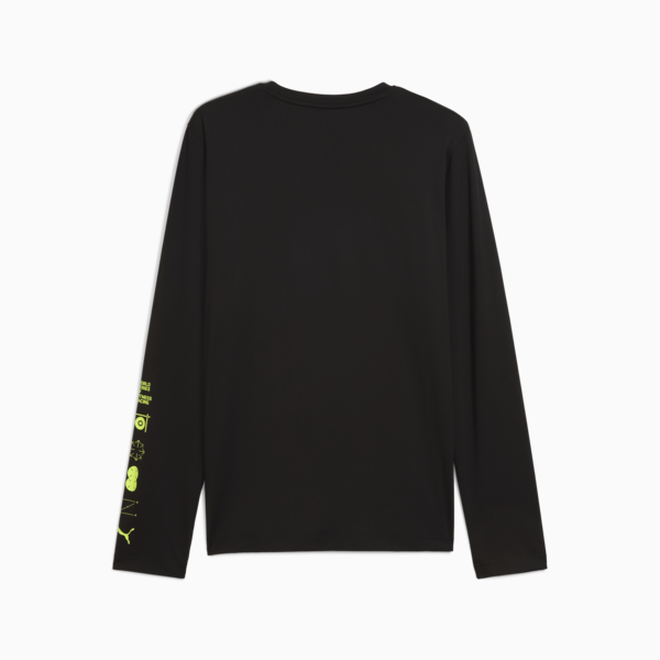 Remera manga larga PUMA x HYROX CLOUDSPUN para hombre, PUMA Black, large-ARG