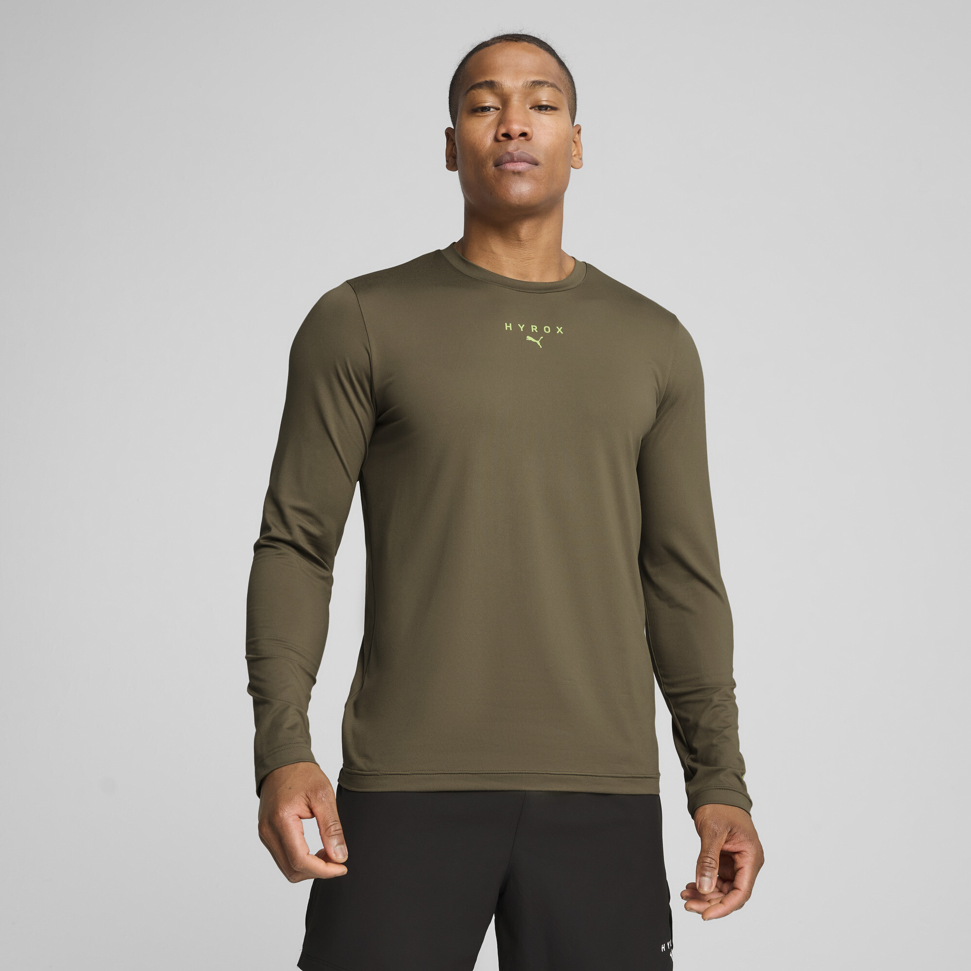 Puma x HYROX CLOUDSPUN Langarm-Shirt Herren | Loden Green | Größe: XXL