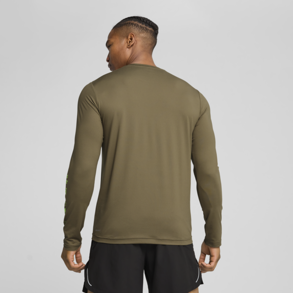 Remera manga larga PUMA x HYROX CLOUDSPUN para hombre, Loden Green, large-ARG