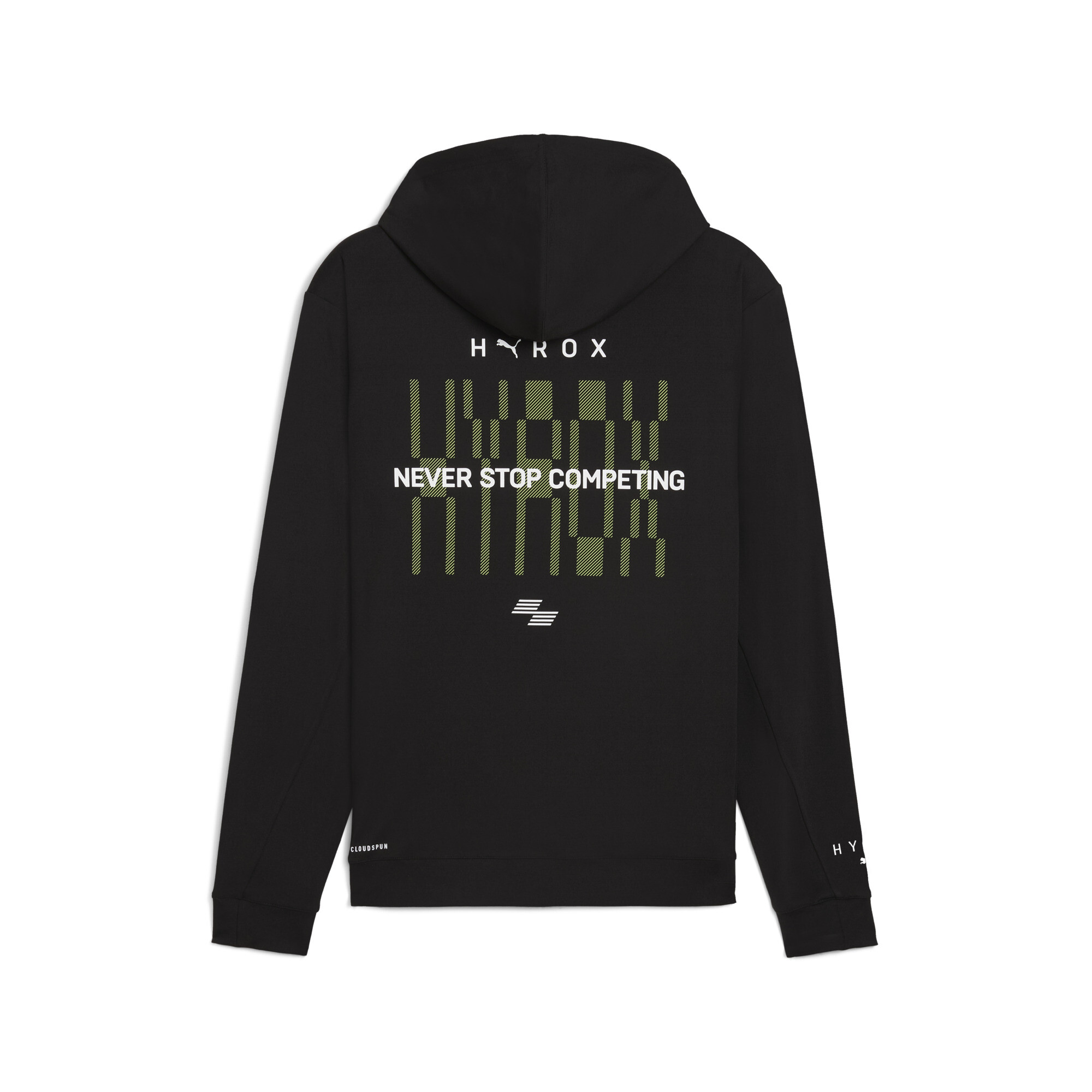 PUMA x HYROX CLOUDSPUN hoodie voor Heren, Zwart, Maat XL