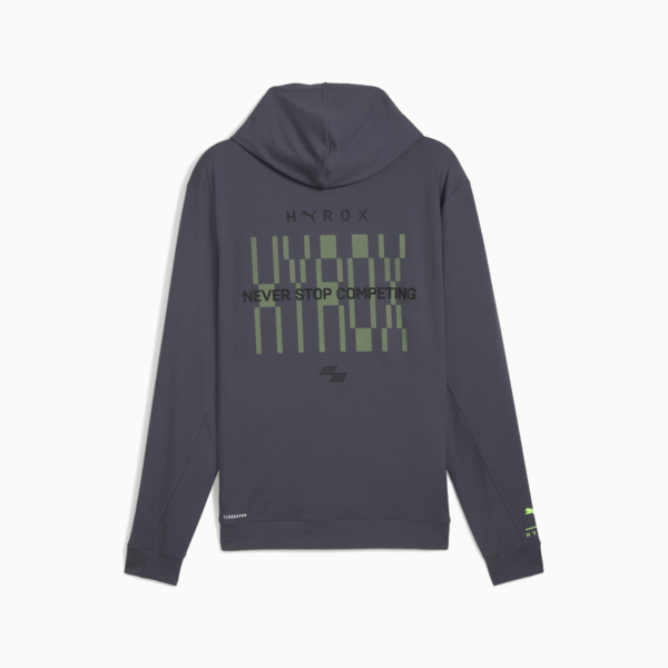 Buzo con capucha PUMA x HYROX CLOUDSPUN para hombre, Galactic Gray, large-ARG