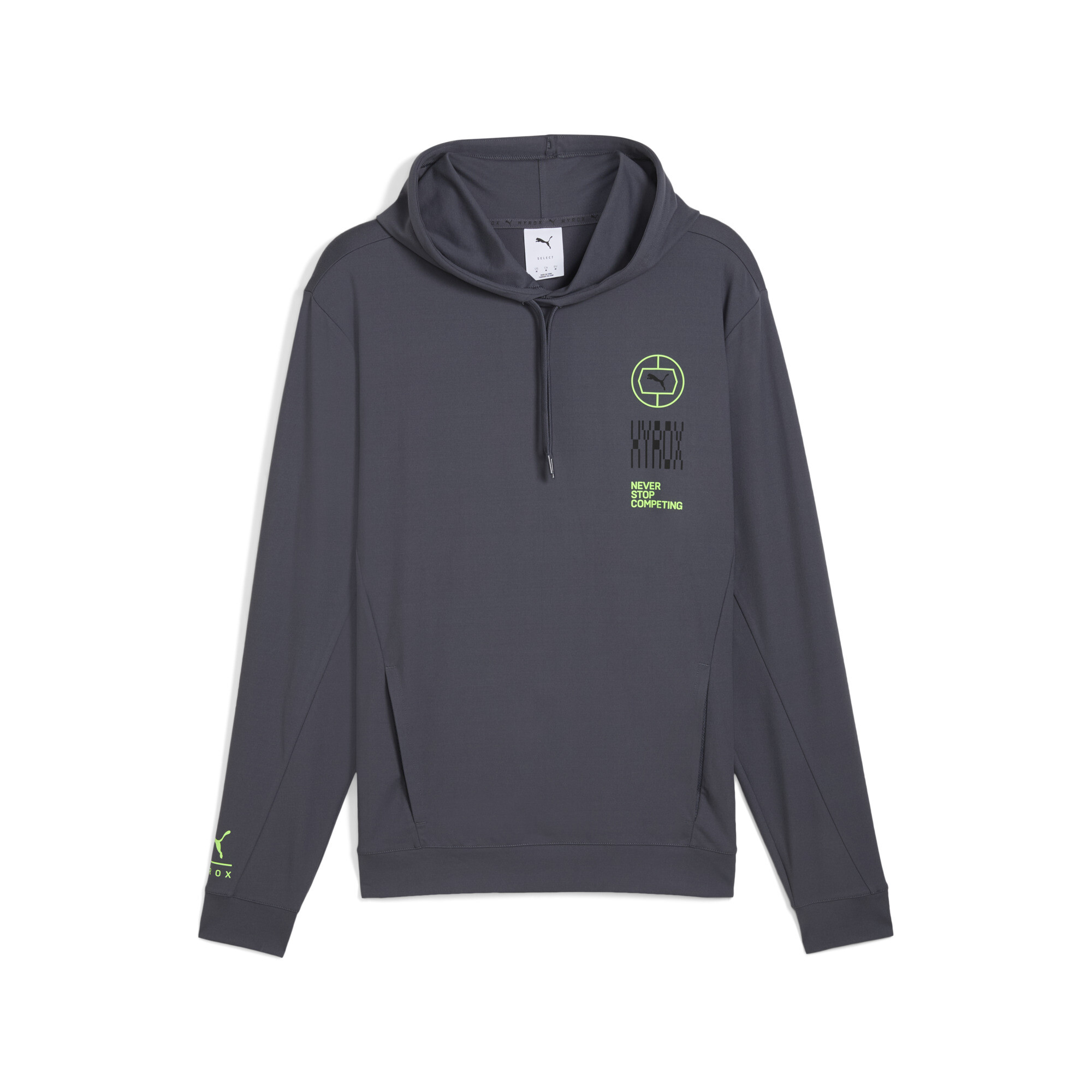 商品情報PUMA x HYROXコレクションよりクラウドスパンフーディが登場。CLOUDSPUN(クラウドスパン)素材を使用しており、運動中も動きを妨げず自由な動きをサポートします。また独自の吸水速乾