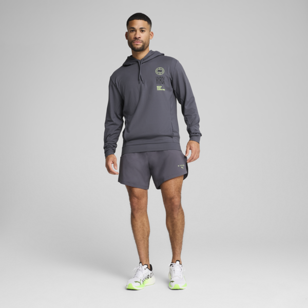Buzo con capucha PUMA x HYROX CLOUDSPUN para hombre, Galactic Gray, large-ARG