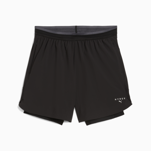 Shorts “2 en 1” PUMA x HYROX para hombre, PUMA Black, large-ARG