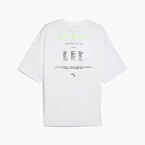 PUMA x HYROX Oversized Tee Men, PUMA White, large-ZAF