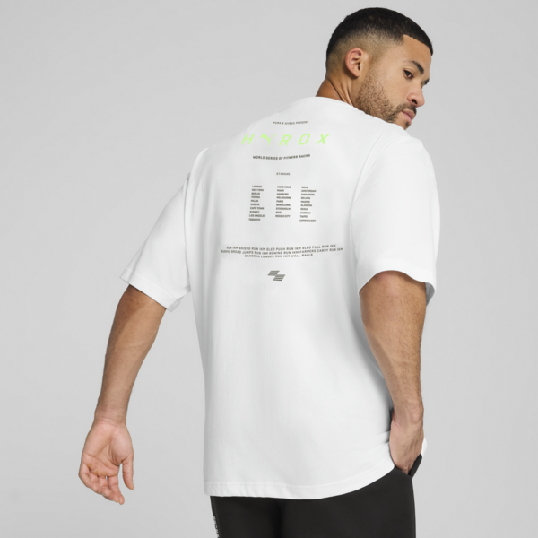 PUMA x HYROX Oversized Tee Men, PUMA White, large-ZAF