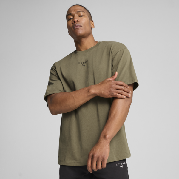 Remera oversize PUMA x HYROX para hombre, Loden Green, large-ARG