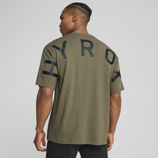 Remera oversize PUMA x HYROX para hombre, Loden Green, large-ARG