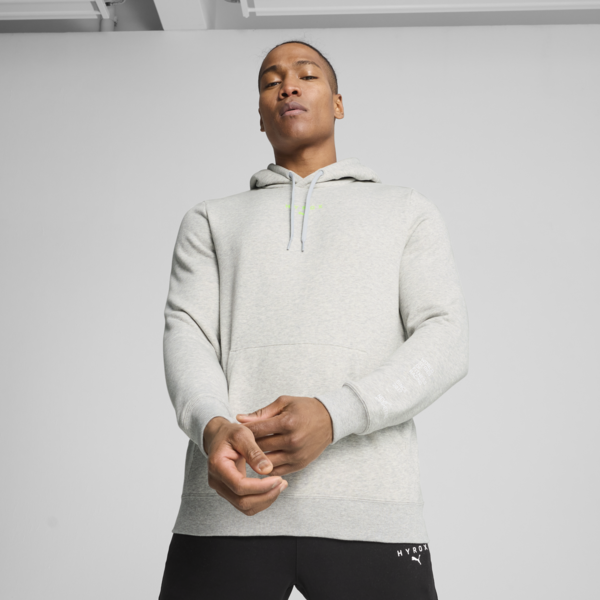 Buzo PUMA x HYROX para hombre, Light Gray Heather, large-ARG