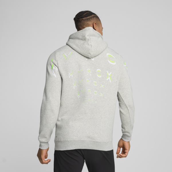 Buzo PUMA x HYROX para hombre, Light Gray Heather, large-ARG