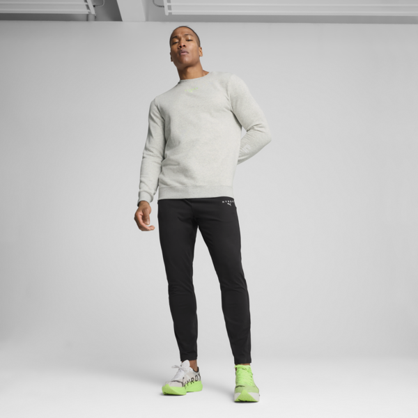 Buzo PUMA x HYROX Heavyweight para hombre, Light Gray Heather, large-ARG